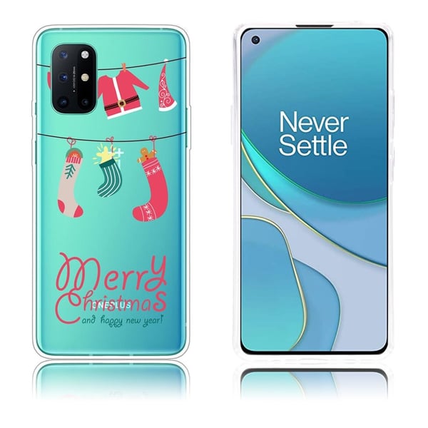 Christmas OnePlus 8T etui - Santa Outfit and Socks