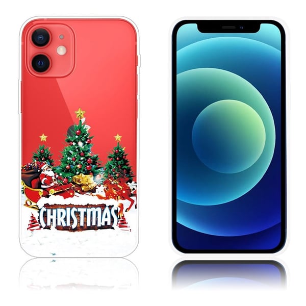 Juleveske til iPhone 12 Mini - Trær