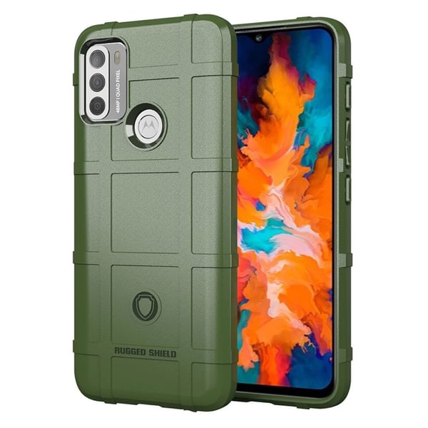 Rugged Shield Suojakotelo Motorola Moto G50 - Vihreä