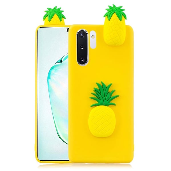 Cute 3D Samsung Galax Note 10 Pro kuoret - Ananas