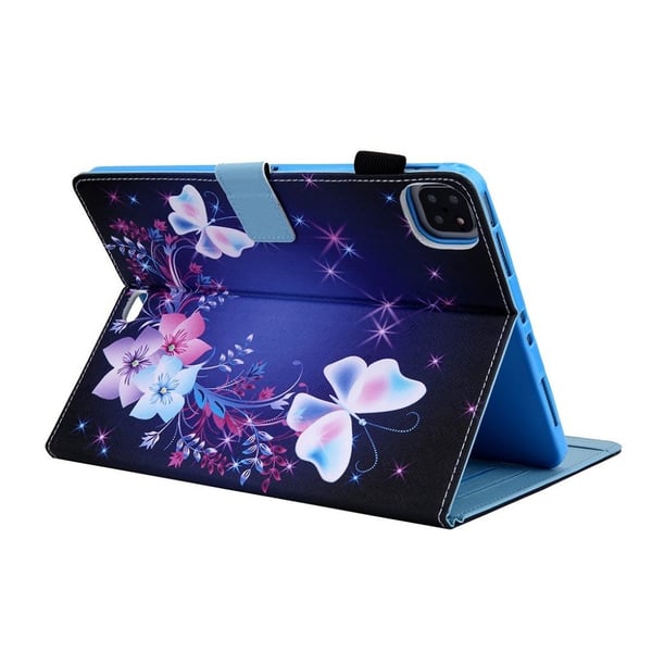 iPad Air (2020) / Pro 11 inch (2020) mønster læder etui - blomster / sommerfugl