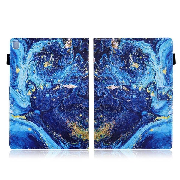 Cool Mønstret Lær Flippetui til iPad (2018) - Painting