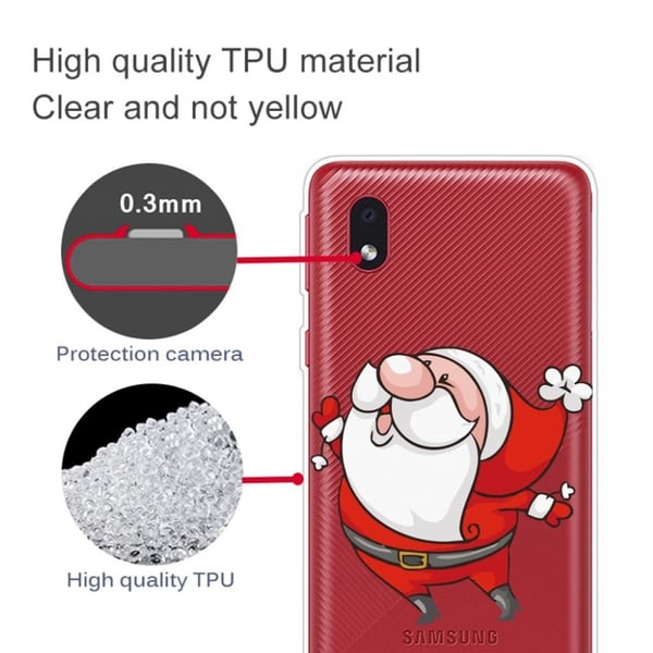 Jul Samsung Galaxy A01 Core-etui - Dansende Julenisse