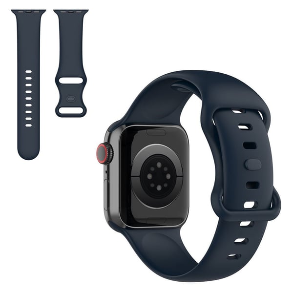 Silikonklokkerem til Apple Watch 40 mm - Mørkeblå / Størrelse: S
