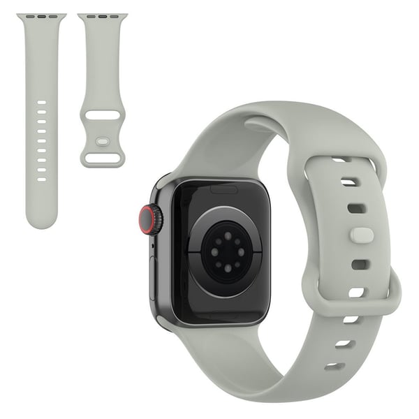 Silikonklokkerem til Apple Watch 40 mm - Grå / Størrelse: S