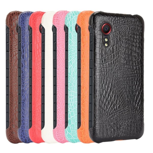 Croco Etui Samsung Galaxy Xcover 5 - Hvid
