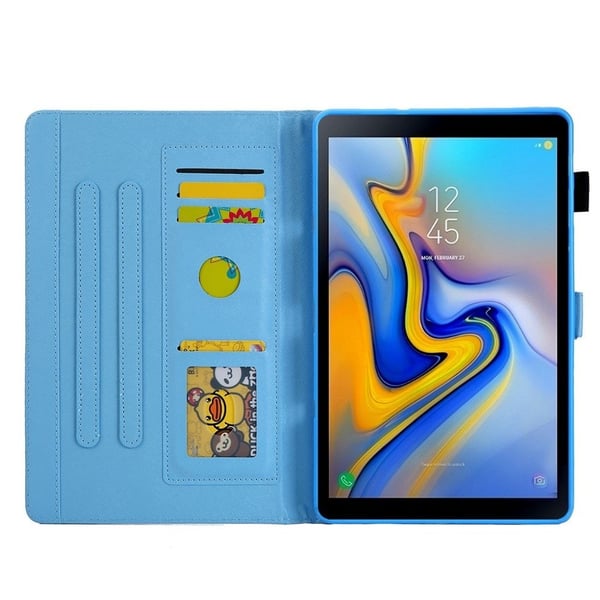 Samsung Galaxy Tab A7 10.4 (2020) Bright Mønstret Lær Flippetui - Elefant Fargerik Swirl
