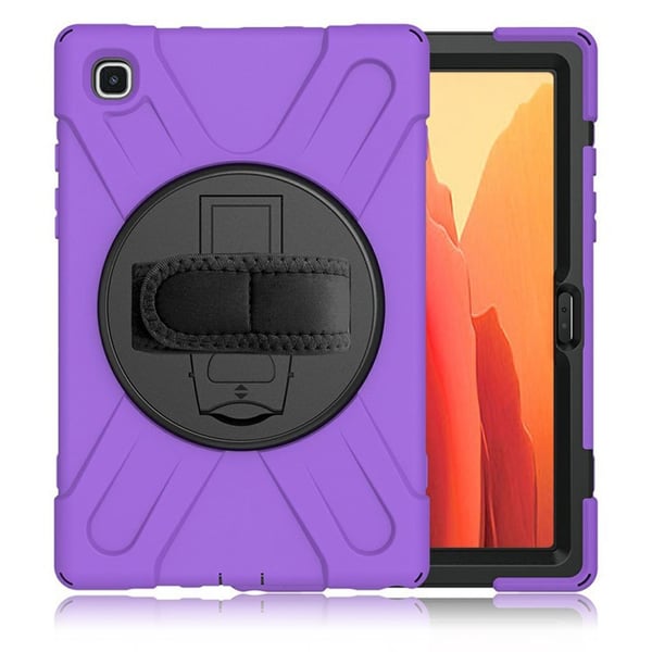 silikone combo etui with strop til Samsung Galaxy Tab A7 10.4 (2020) - lilla silikone combo etui with strop til Samsung Galaxy Tab A7 10.4 (2020) - lilla