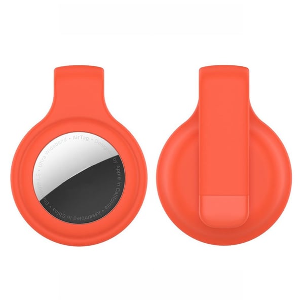 AirTags clip-design silikoneovertræk - Rød