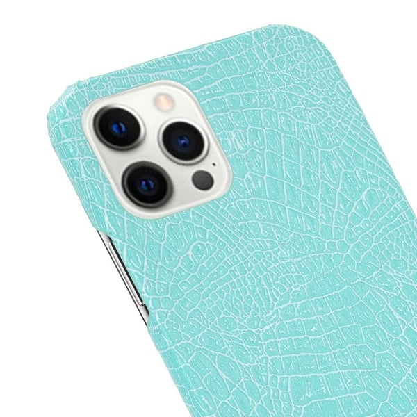 Croco Etui iPhone 12 Pro Max - Babyblå