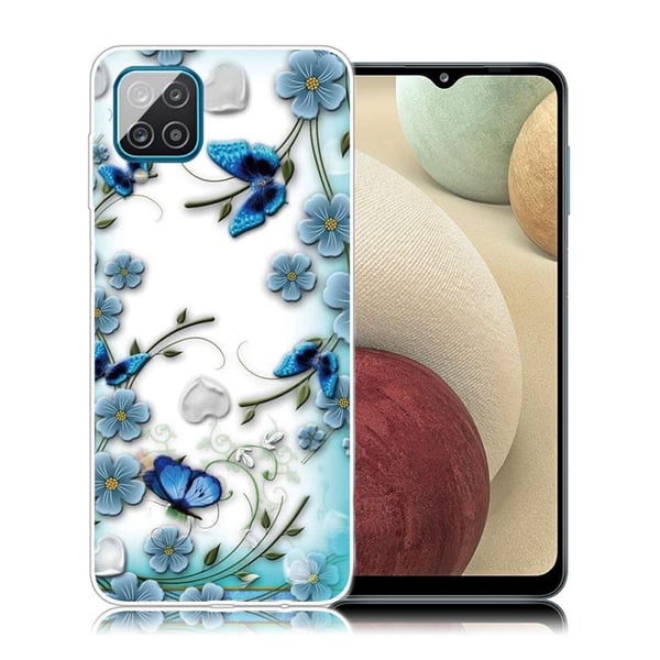 Deco Samsung Galaxy A12 5G kotelot - Perhoset Ja Kukkia Deco Samsung Galaxy A12 5G kotelot - Perhoset Ja Kukkia
