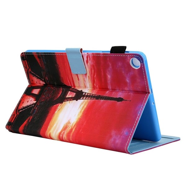 Cool mønster læder flip etui til your Samsung Galaxy Tab A7 10.4 (2020) - Dreamy tårn