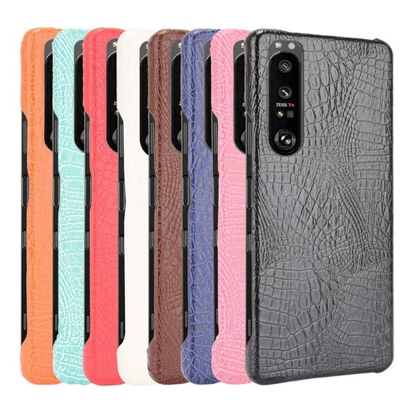 Croco Etui Sony Xperia 1 Iii - Rød
