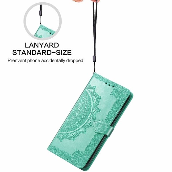 Mandala Sony Xperia 5 III etui i lær - Grønn