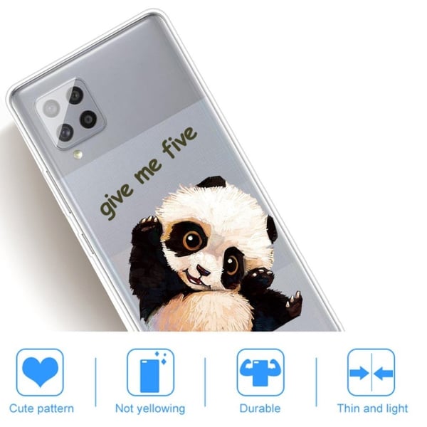 Deco Samsung Galaxy A42 5G Etui - Søt Panda