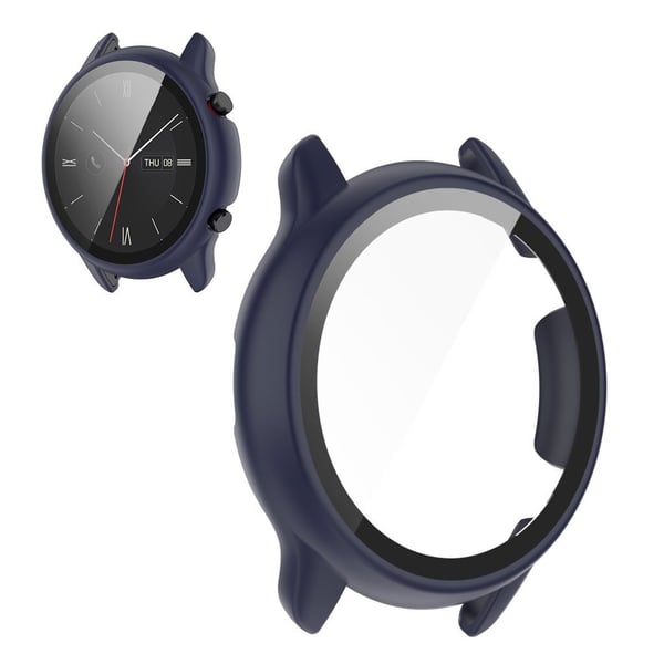Amazfit GTR 2 eSIM / GTR 2e / GTR 2 ramme + herdet glass - Midnattsblå