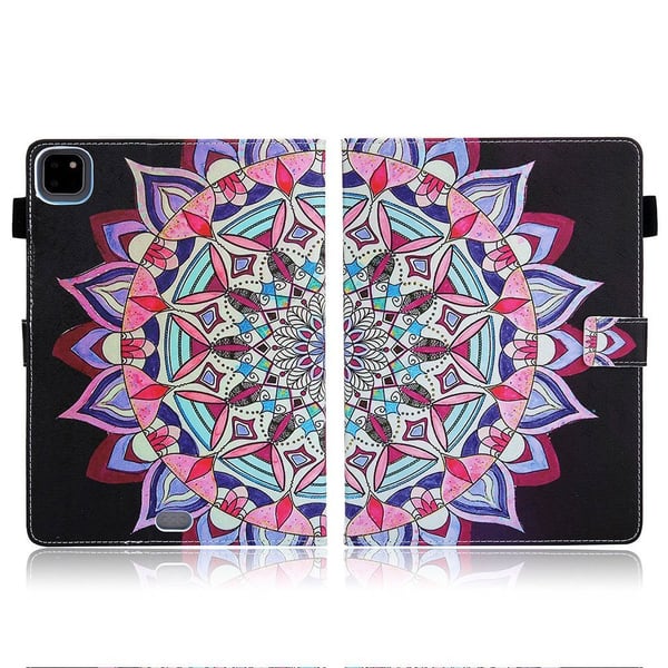 iPad Air (2020) / Pro 11 inch (2020) mönster läder fodral - mandala iPad Air (2020) / Pro 11 inch (2020) mönster läder fodral - mandala