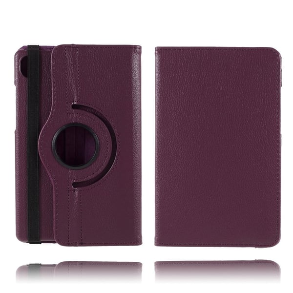 Lenovo Tab M8 360 roterbart lærveske - Lilla