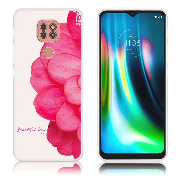 Deco Motorola Moto G9 Play Etui - Nydelig Blomst