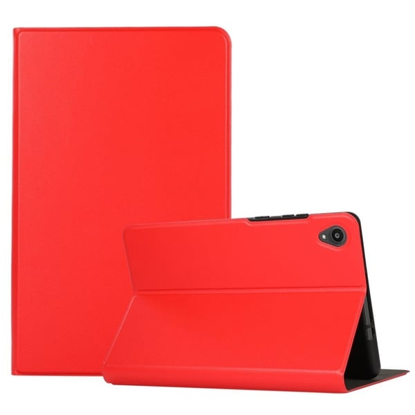 Lærveske til Lenovo Tab M8 (2. generasjon) FHD - Rød