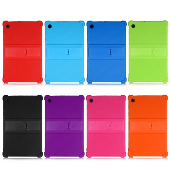 Silikon-etui med glidebryter for Lenovo Tab M10 HD Gen 2 - Rød