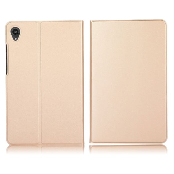 Lærveske til Lenovo Tab M8 (2. generasjon) FHD - Gull