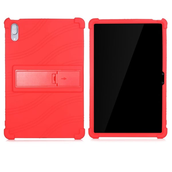 Lenovo Tab P11 Pro uttrekkbart silikonetui med kickstand - Rød