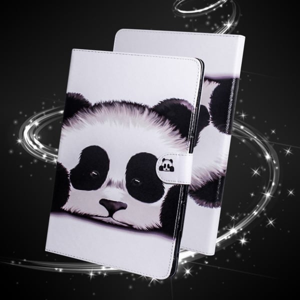 Cool Mønster Lær Flippetui til Samsung Galaxy Tab A7 10.4 (2020) - Panda