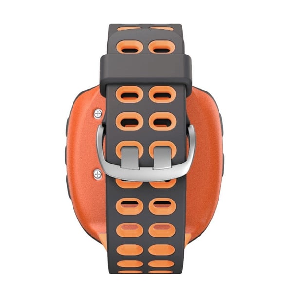 Garmin Forerunner 310XT dobbeltfarvet silikoneurrem - Grå / Orange