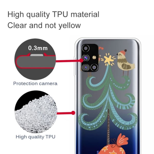 Juleveske til Samsung Galaxy M51 - Juletrær