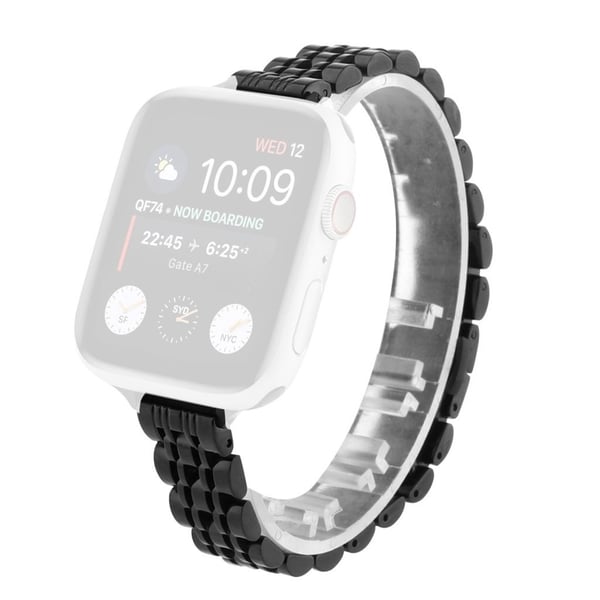 Apple Watch Series 6 / 5 44mm kul klokkearmbånd i rustfritt stål - Svart