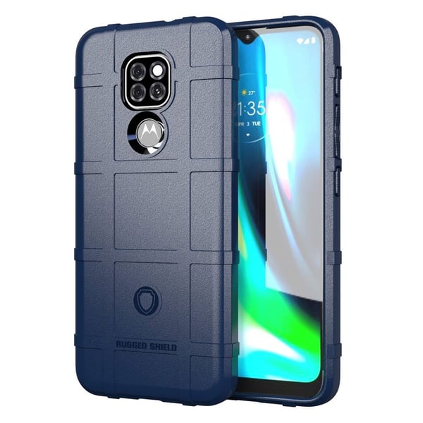 Rugged Shield Etui Motorola Moto G9 Play / E7 Plus - Blå