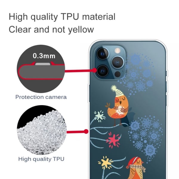 Jul iPhone 12 / 12 Pro-etui - Syngende Fugler