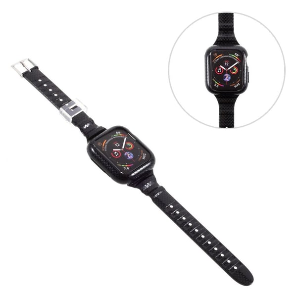 Apple Watch Series 6 / 5 44mm vevd klokkebåndramme - Svart