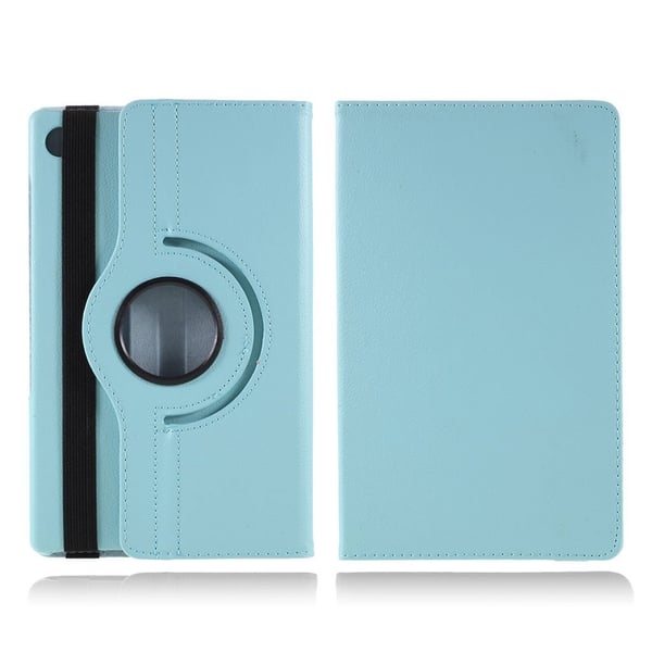 Lenovo Tab M10 HD Gen 2 360 graders roterbart læderetui - Babyblå Lenovo Tab M10 HD Gen 2 360 graders roterbart læderetui - Babyblå