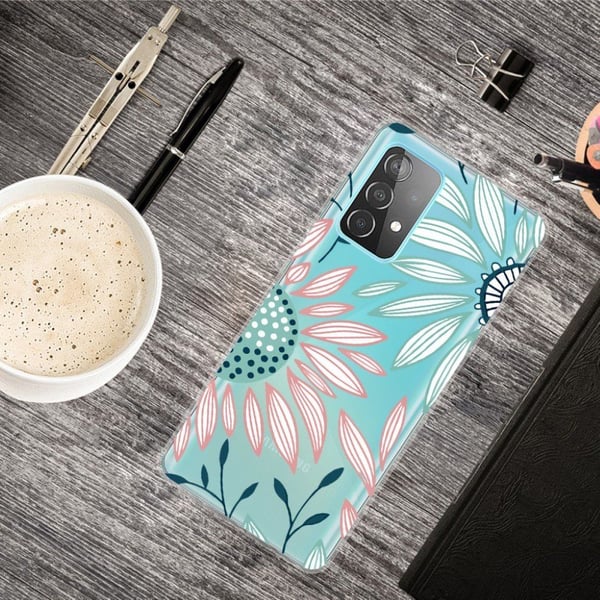 Deco Samsung Galaxy A72 5G Etui - Krysantemum