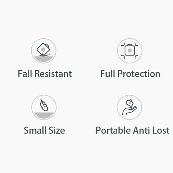AirTags  TPU suojakotelo avaimenperällä - Keltainen