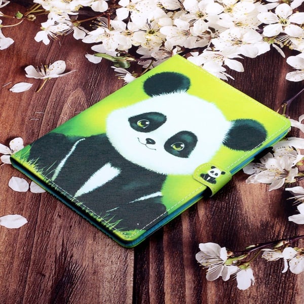 Samsung Galaxy Tab A7 10.4 (2020) Cool Mønster Lær Flippetui - Panda