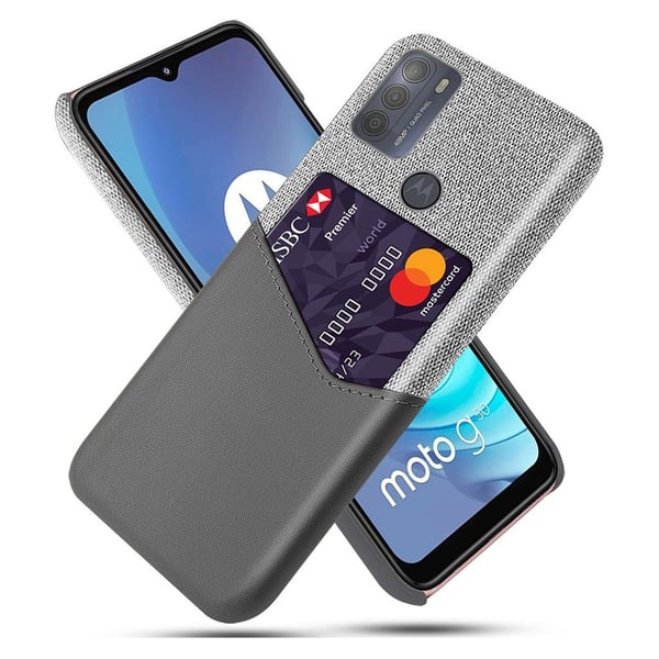 Bofink Motorola Moto G50 Kredittkort Deksel - Grå