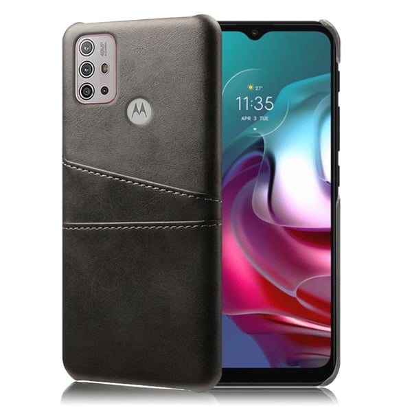 Dual Card Etui Motorola Moto G30 / G10 - Svart