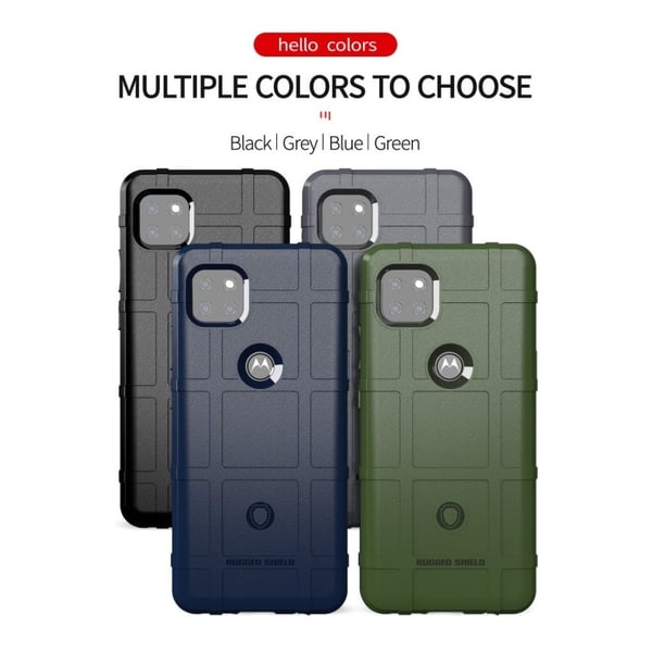 robust skjold etui - Motorola Moto G 5G - grøn