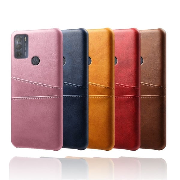 Dual Card Etui Motorola Moto G50 - Grå