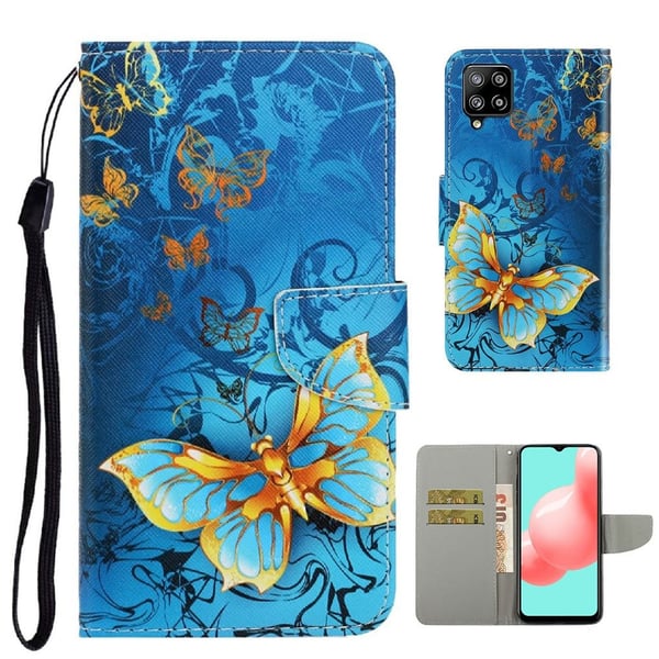 Wonderland Samsung Galaxy A22 4G Flippetui - Nydelig Kaktus