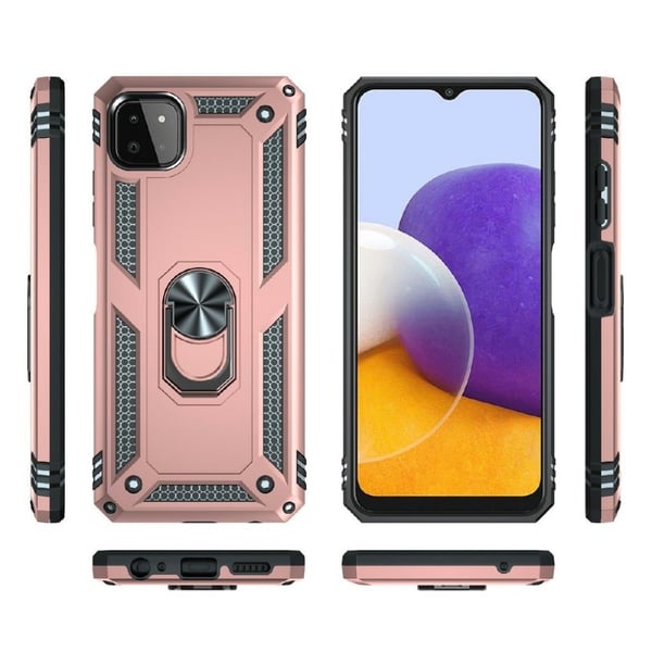 Bofink Combat Samsung Galaxy A22 5G Etui - Rose Gull