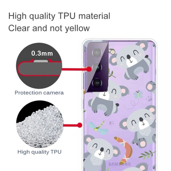 Deco Samsung Galaxy S21 Plus Etui - Koala