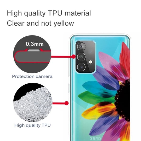 Deco Samsung Galaxy A52 5G skal - Solros