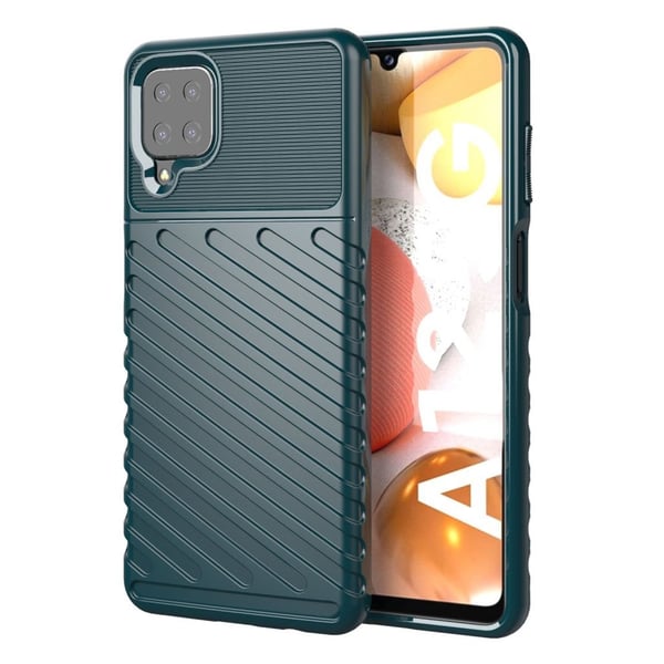 Thunder Samsung Galaxy A12 5G Etui - Grønn