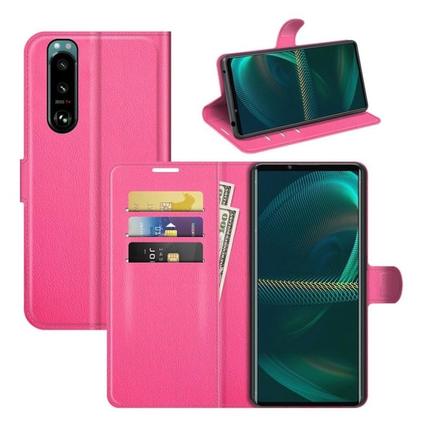 Classic Sony Xperia 5 Iii Flip Etui - Rose