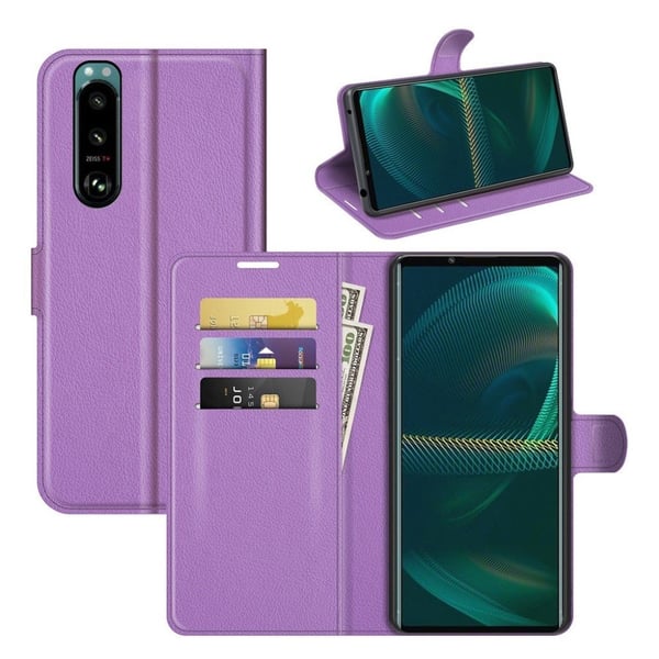 Classic Sony Xperia 5 III Flippetui - Lilla