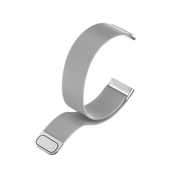 Fitbit Versa 3 klokkerem i rustfritt stål - Sølv / Størrelse: S